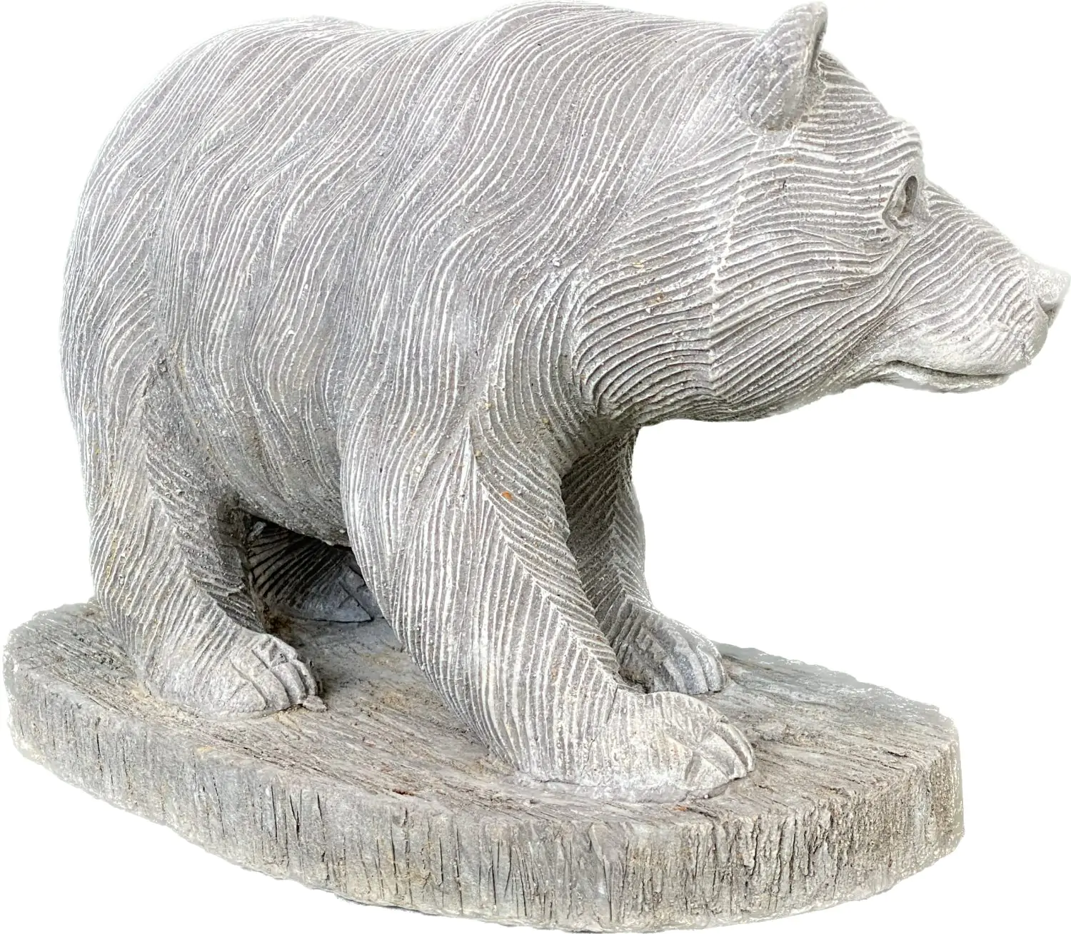  Product image 3 of the product “Jack - Walking bear on base. 32cm L | cast stone ”